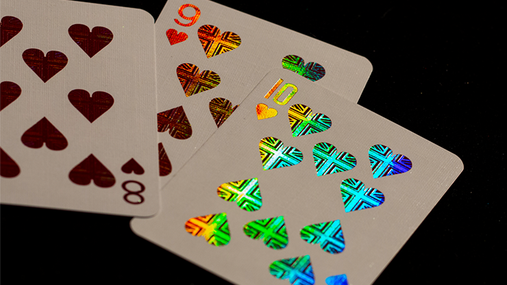 London Diffractor Gold Playing Cards