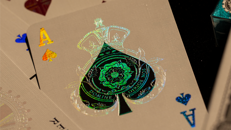 London Diffractor Emerald Playing Cards