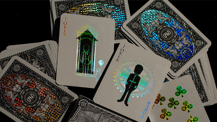 London Diffractor Emerald Playing Cards