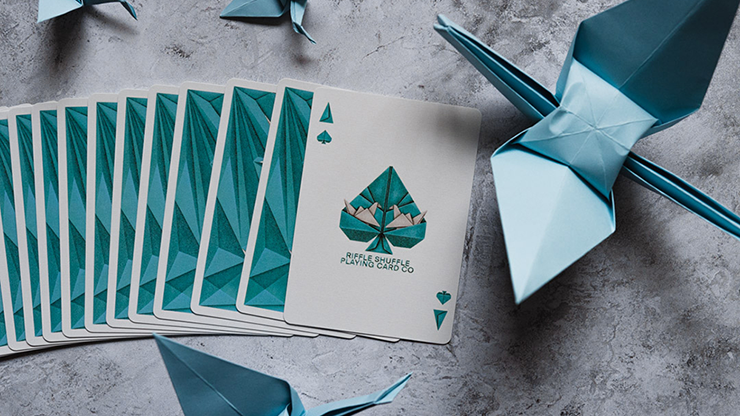 1000 Cranes V2 Playing Cards by Riffle Shuffle