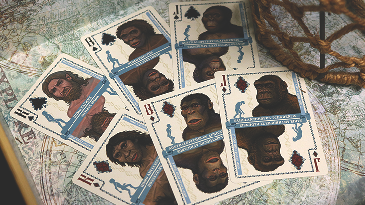 Evolution Of Mankind Playing Cards