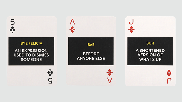 Lingo (Millennial) Playing Cards