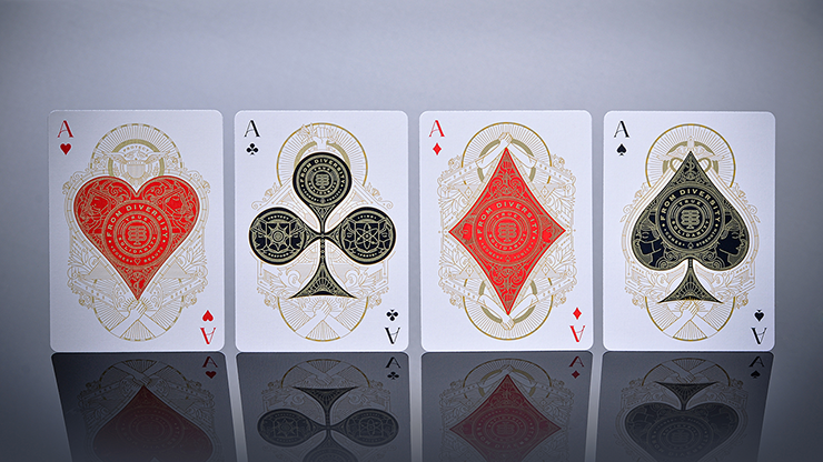 Solidarity (Navy Blue) Playing Cards By Riffle Shuffle