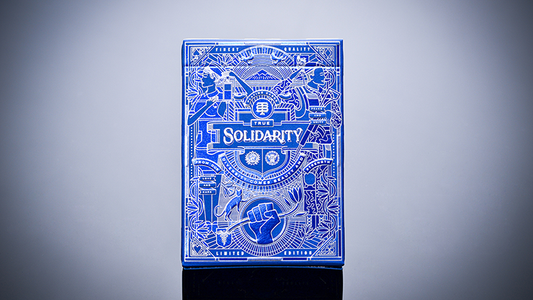 Solidarity (Navy Blue) Playing Cards By Riffle Shuffle