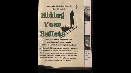 Hiding Your Bullets - installing Rope Magnets by David Alan Magic - Book