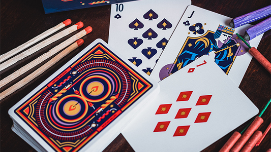 Fireworks Playing Cards by Riffle Shuffle