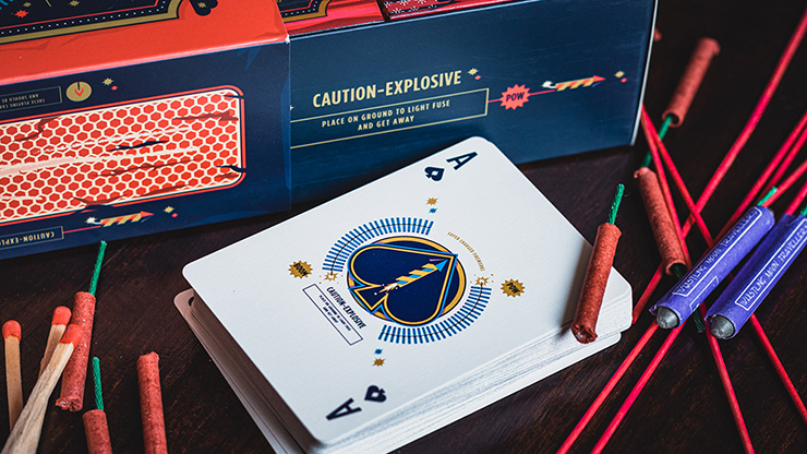 Fireworks Playing Cards by Riffle Shuffle