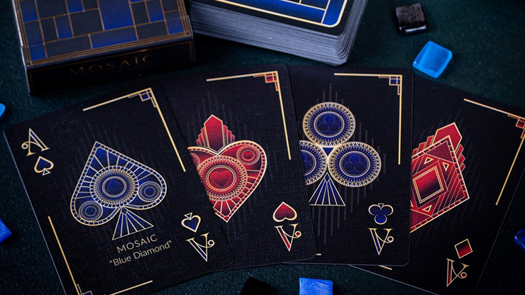 Mosaic BLUE DIAMOND Playing Cards