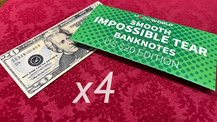 Impossible Tear Bank Notes USD by MagicWorld - Trick