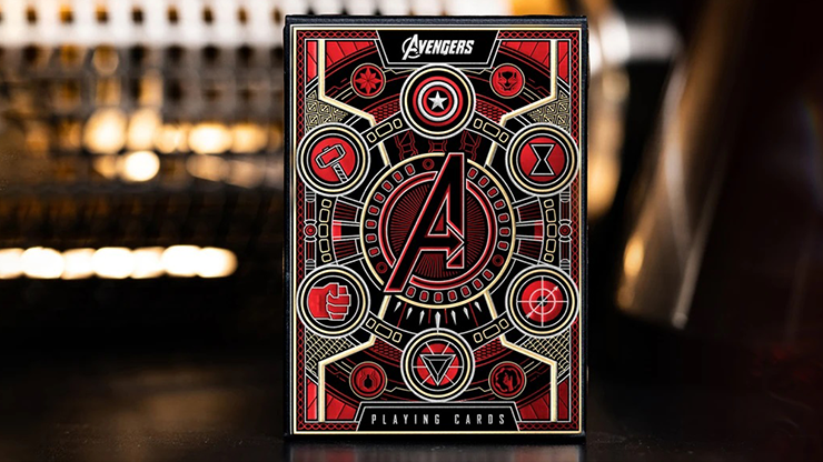 Avengers: Red Edition Playing Cards by theory11