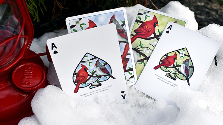 Cardinals Euchre Playing Cards by Midnight Cards