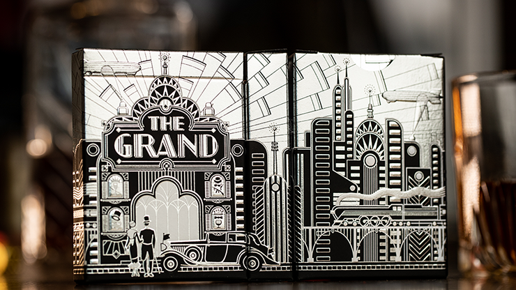 The Grand Silver Allure Playing Cards by Riffle Shuffle