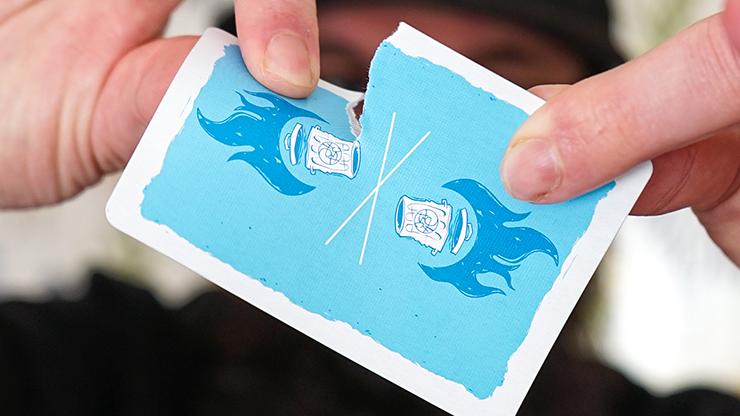 Trash & Burn (Blue) Playing Cards by Howlin' Jacks