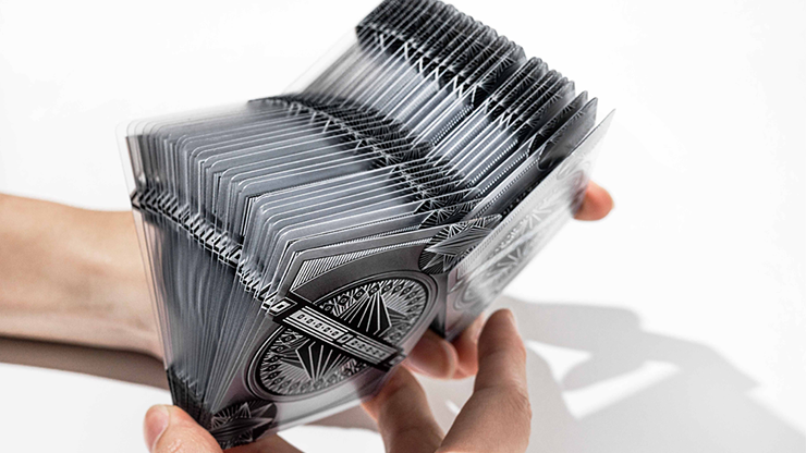 Black Transparent Playing Cards by MPC