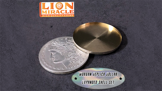 MORGAN REPLICA DOLLAR EXPANDED SHELL SET  HEAD by Lion Miracle - Trick