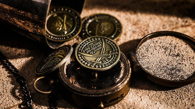 Pirate Coins (Half- Dollar) by Ellusionist -Trick