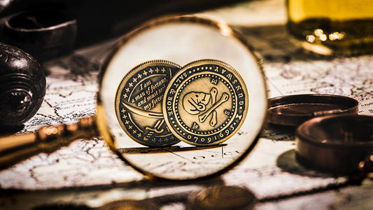 Pirate Coins (Half- Dollar) by Ellusionist -Trick