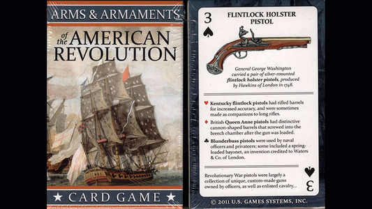 Arms and Armaments of the American Revolution Playing Cards