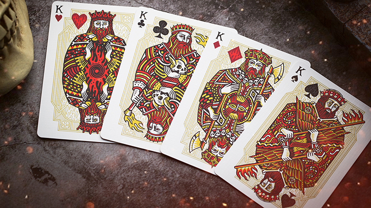 Sacred Fire (Eternal Flame) Playing Cards by Riffle Shuffle