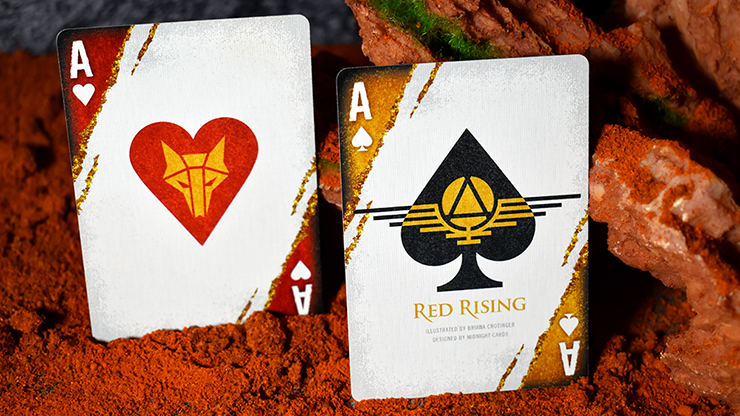 Red Rising Playing Cards by Midnight Cards