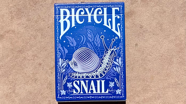 Bicycle Snail (Blue) Playing Cards