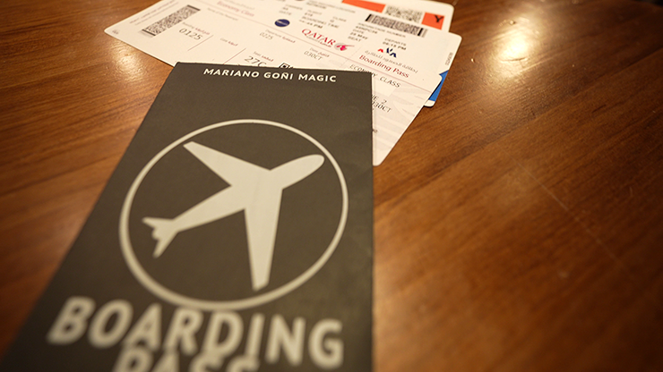 Boarding Pass (Gimmicks and Online Instruction) by Mariano Goni - Trick