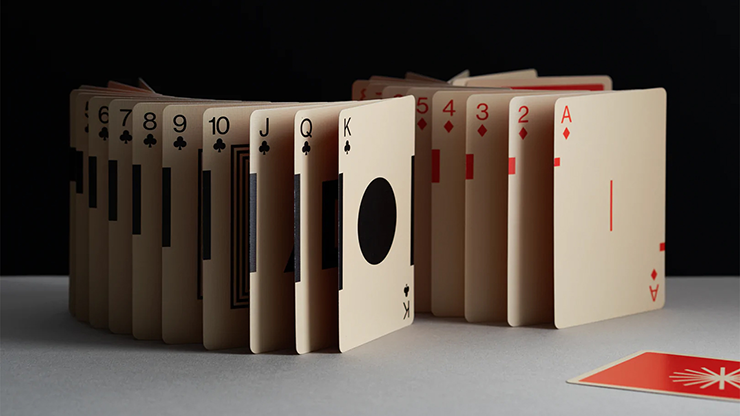 Eames (Starburst Red) Playing Cards by Art of Play