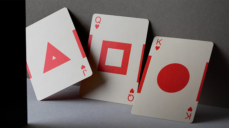 Eames (Starburst Red) Playing Cards by Art of Play