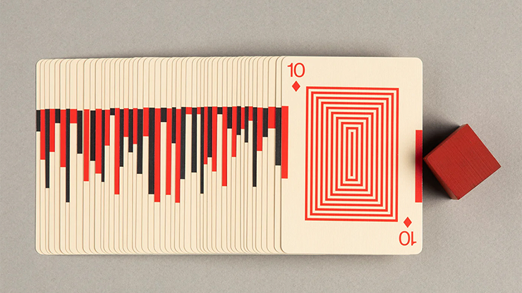 Eames (Starburst Red) Playing Cards by Art of Play