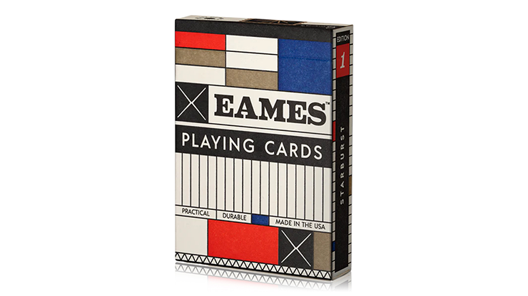 Eames (Starburst Red) Playing Cards by Art of Play