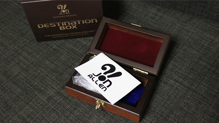 DESTINATION BOX (Gimmicks & Online Instructions) by Jon Allen - Trick