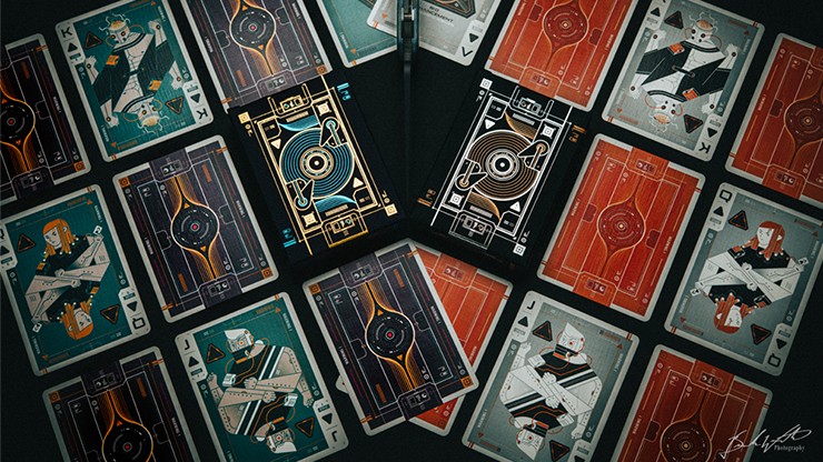 Gilded Cyberware (Rouge) Playing Cards