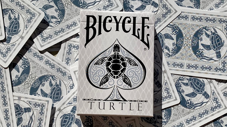 Gilded Bicycle Turtle (Sea) Playing Cards