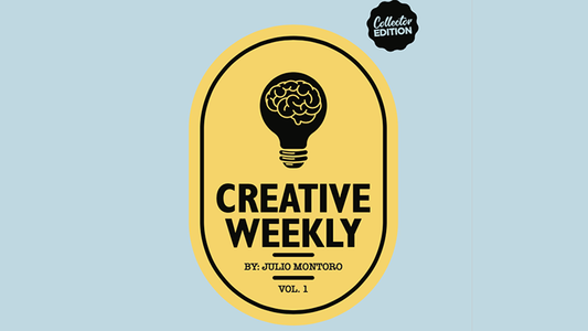 CREATIVE WEEKLY Vol. 1 LIMITED (Gimmicks and online Instructions) by Julio Montoro - Trick