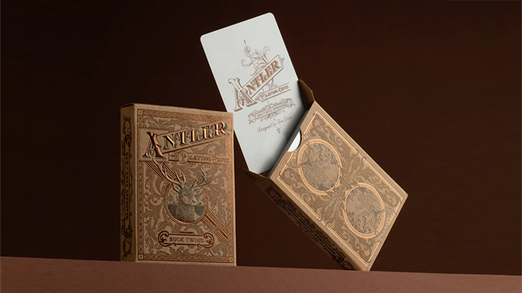 Antler Playing Cards (Persimmon) by Dan and Dave