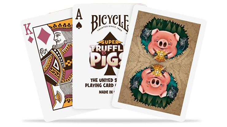 Bicycle Super Truffle Pigs Playing Cards