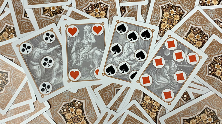 Four Continents (Copper) Playing Cards