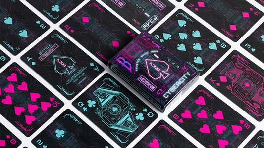 Bicycle Cyberpunk Cybercity Playing Cards by US Playing Card Co