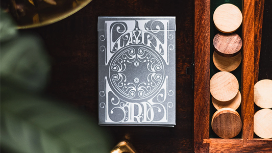 Smoke & Mirrors V8, Silver (Standard) Edition Playing Cards by Dan & Dave