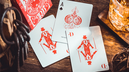 Smoke & Mirrors V8, Red (Standard) Edition Playing Cards by Dan & Dave