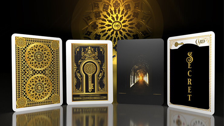 Secrets of the Key Master (with Holographic Foil Drawer Box) Playing Cards by Handlordz