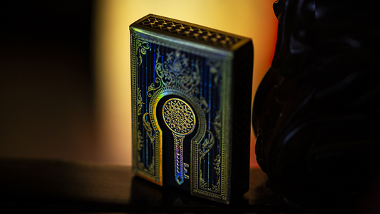 Secrets of the Key Master (with Holographic Foil Drawer Box) Playing Cards by Handlordz