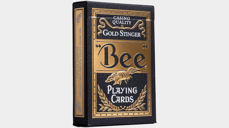 Bee Gold Stinger Playing Cards by US Playing Card