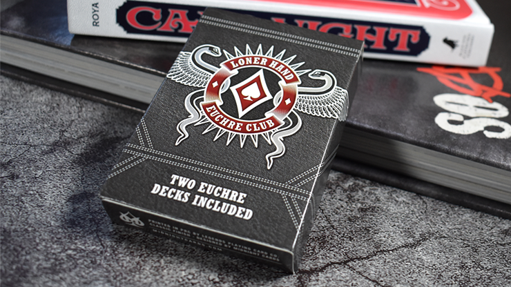 Euchre Loner Hand Playing Cards by Midnight Cards