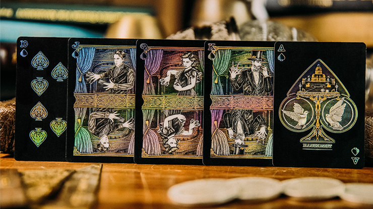 The Illusionist Black Gold Boxset Playing Cards