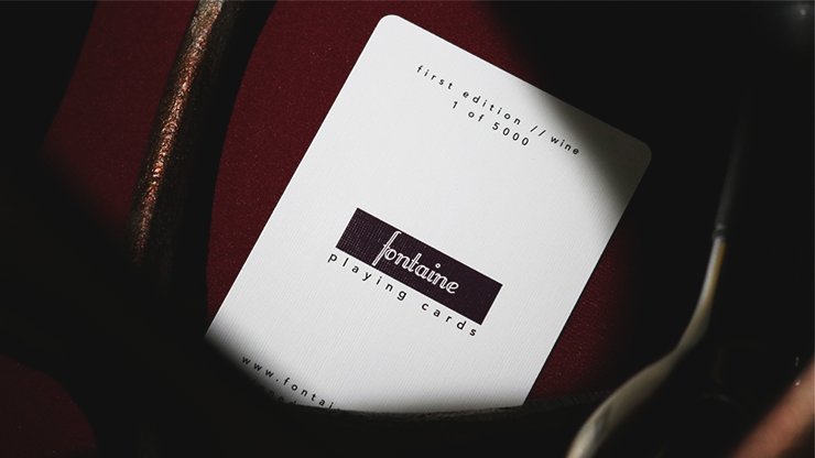 Fontaine: Wine Playing cards