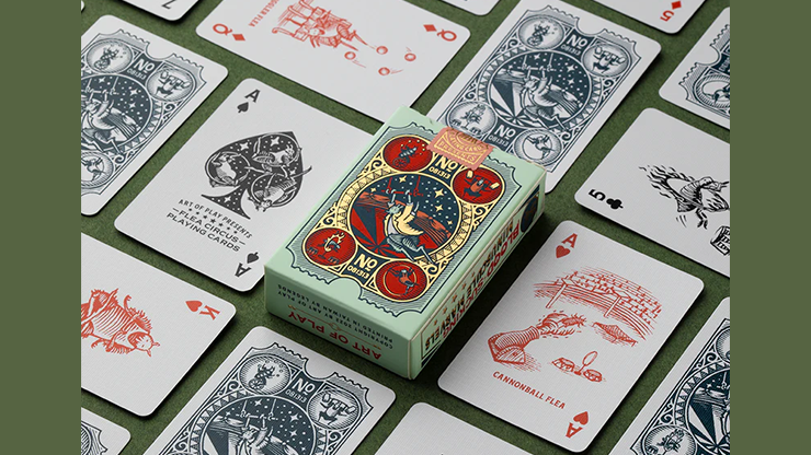 Flea Circus Playing Cards by Art of Play