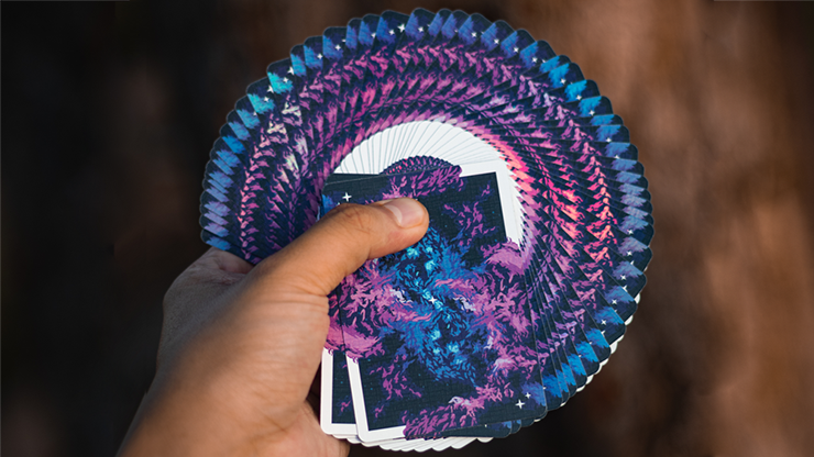 Holographic Foiled Nebula Playing Cards