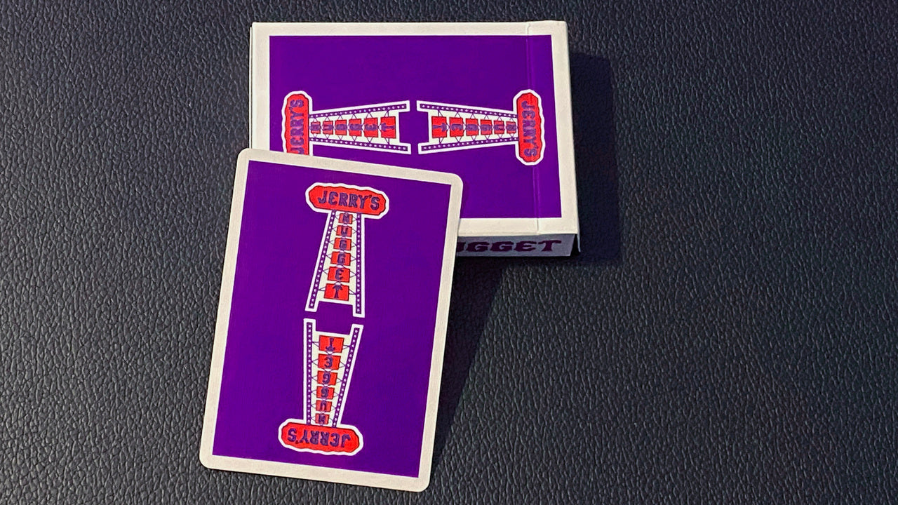 Jerry's Nugget Playing Cards Royal Purple Edition