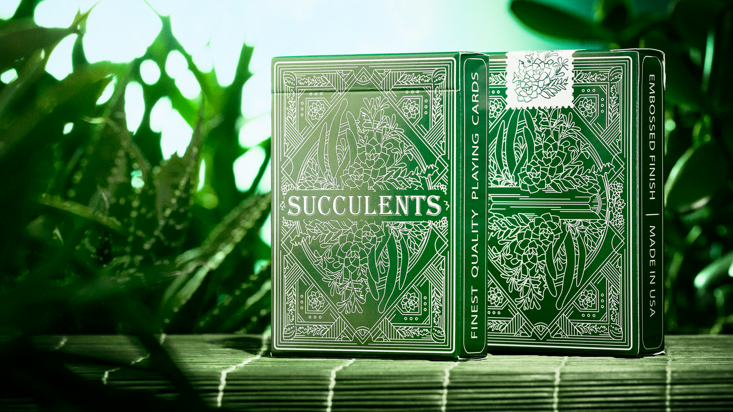 Succulent Playing Cards